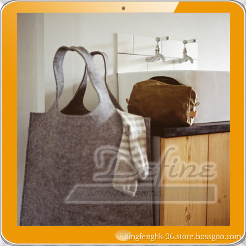 Felt Laundry Bag Storage Bag for Dirty Clothes Felt Laundry Hamp